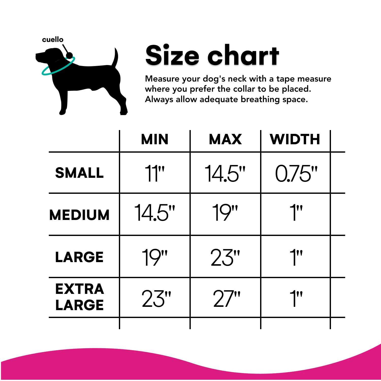 Black Rhino The Comfort Collar Ultra Soft Neoprene Padded Dog Collar for All Breeds