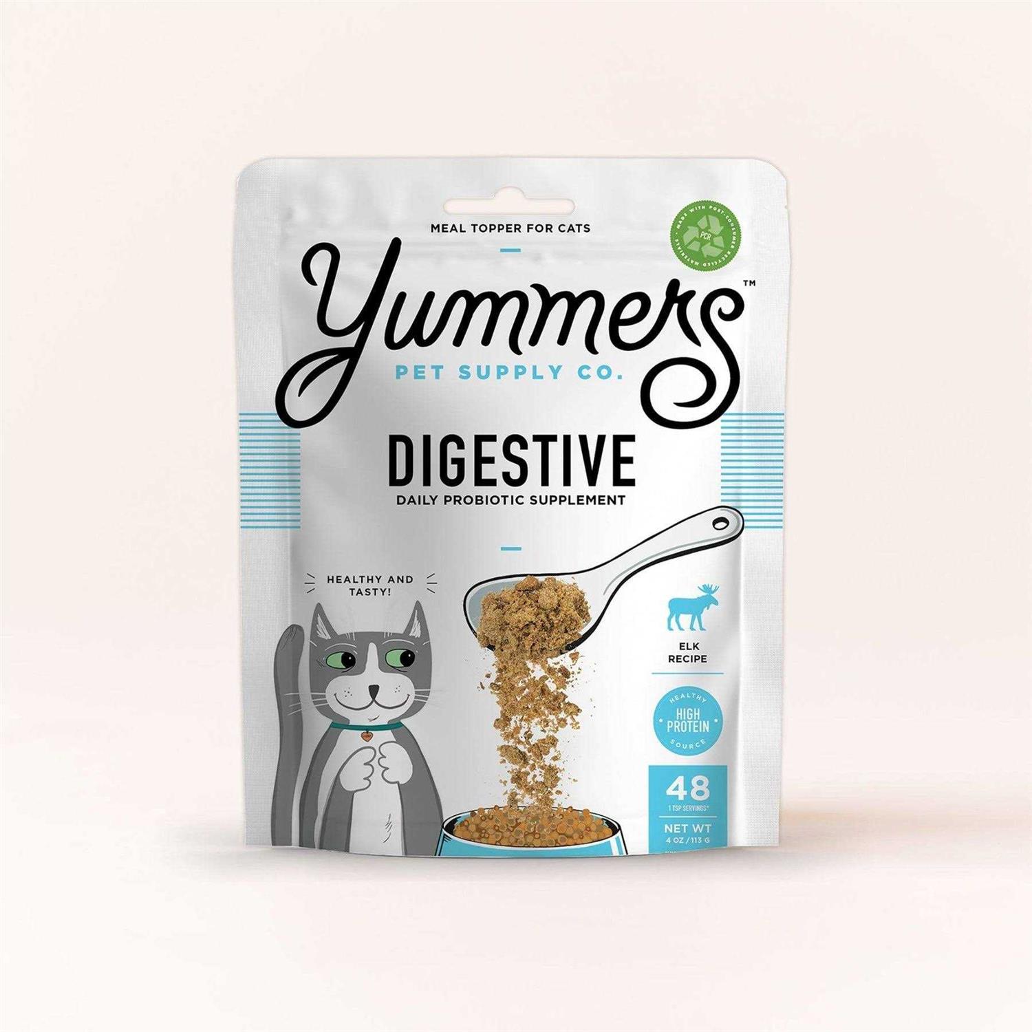 Yummers Digestive Functional Mix-Ins Elk Cat Food Topper