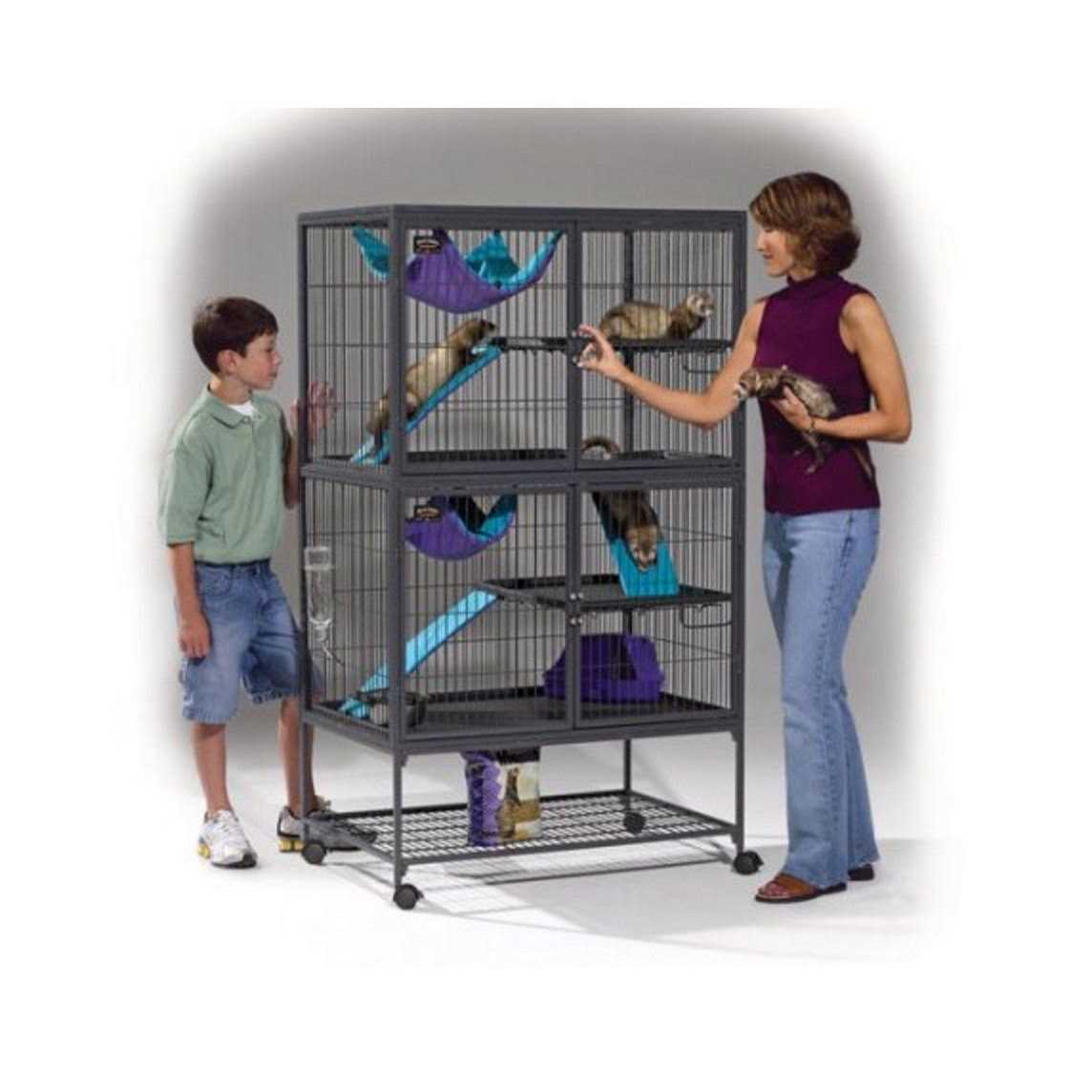 Midwest Ferret Nation Double Unit Cage
