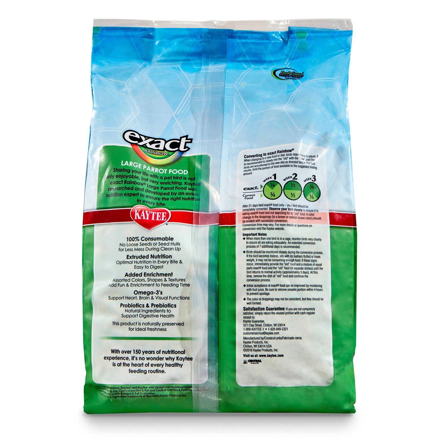 Kaytee Exact Rainbow Chunky Parrot Food