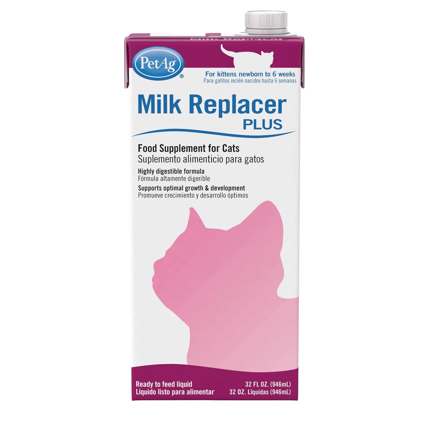 Pet-ag Milk Replacer Plus Liquid for Cats and Kittens
