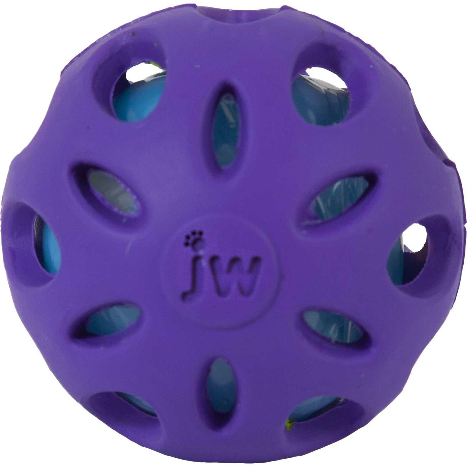 JW Pet Crackle Heads Ball Dog Toy