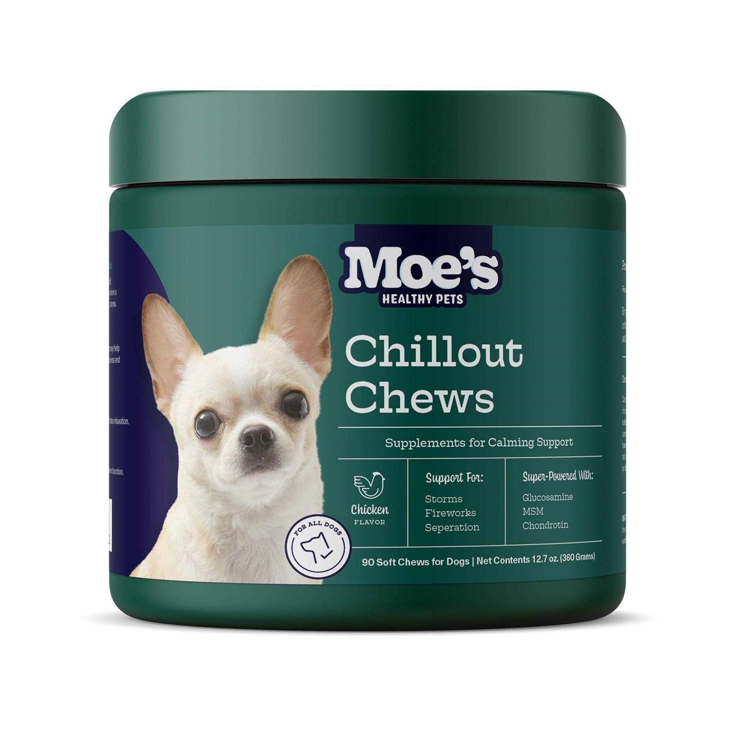 Moe’s Healthy Pets Dog Calming Treats Best Anxiety Supplement