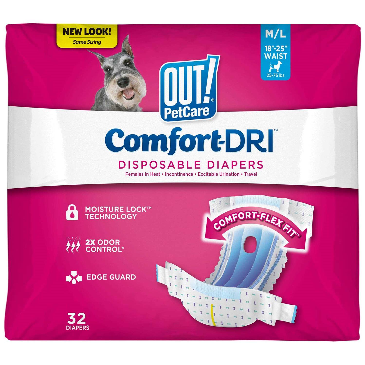 Out! Disposable Female Dog Diapers