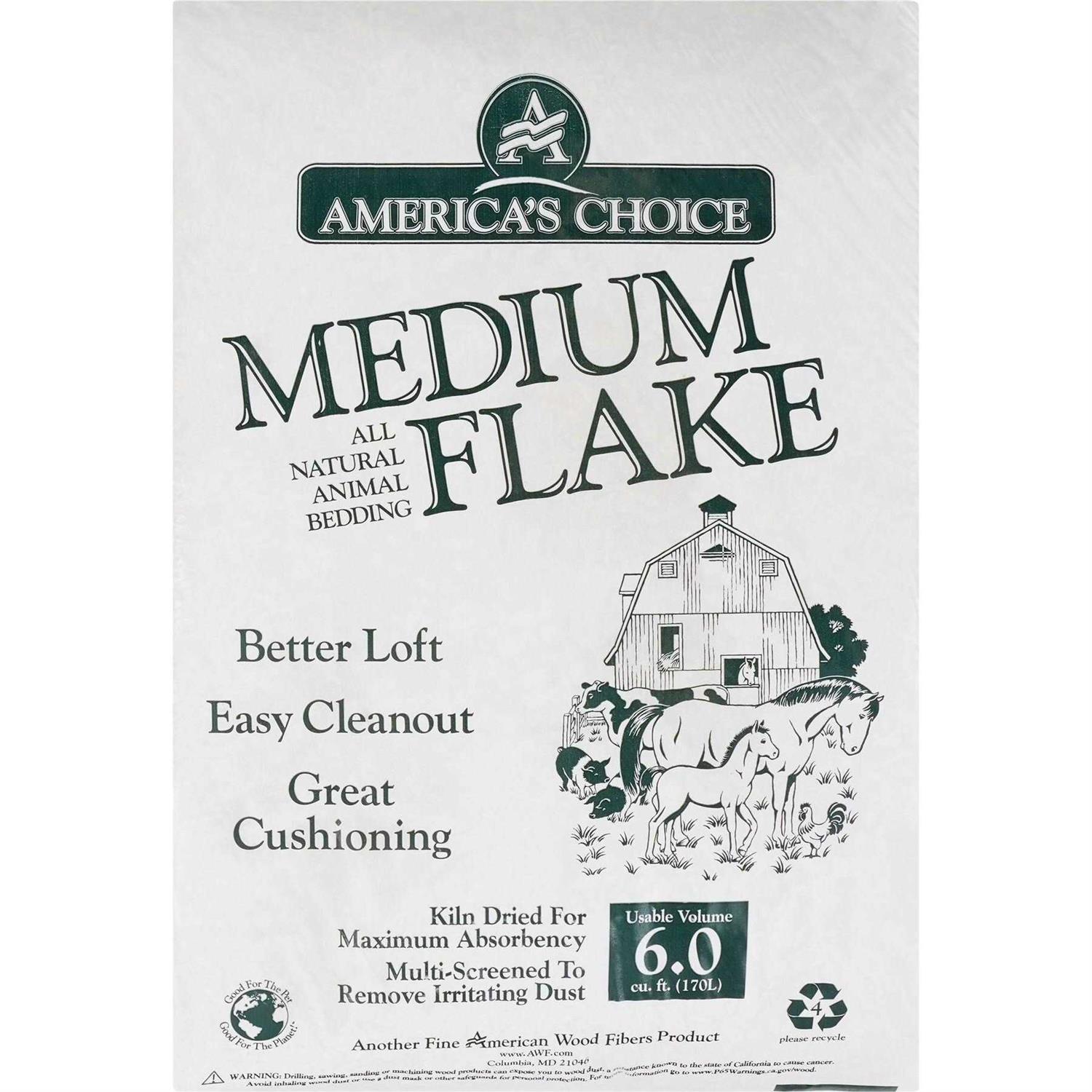 America’s Choice Medium Flake Poultry Bedding, 6.0-cu ft