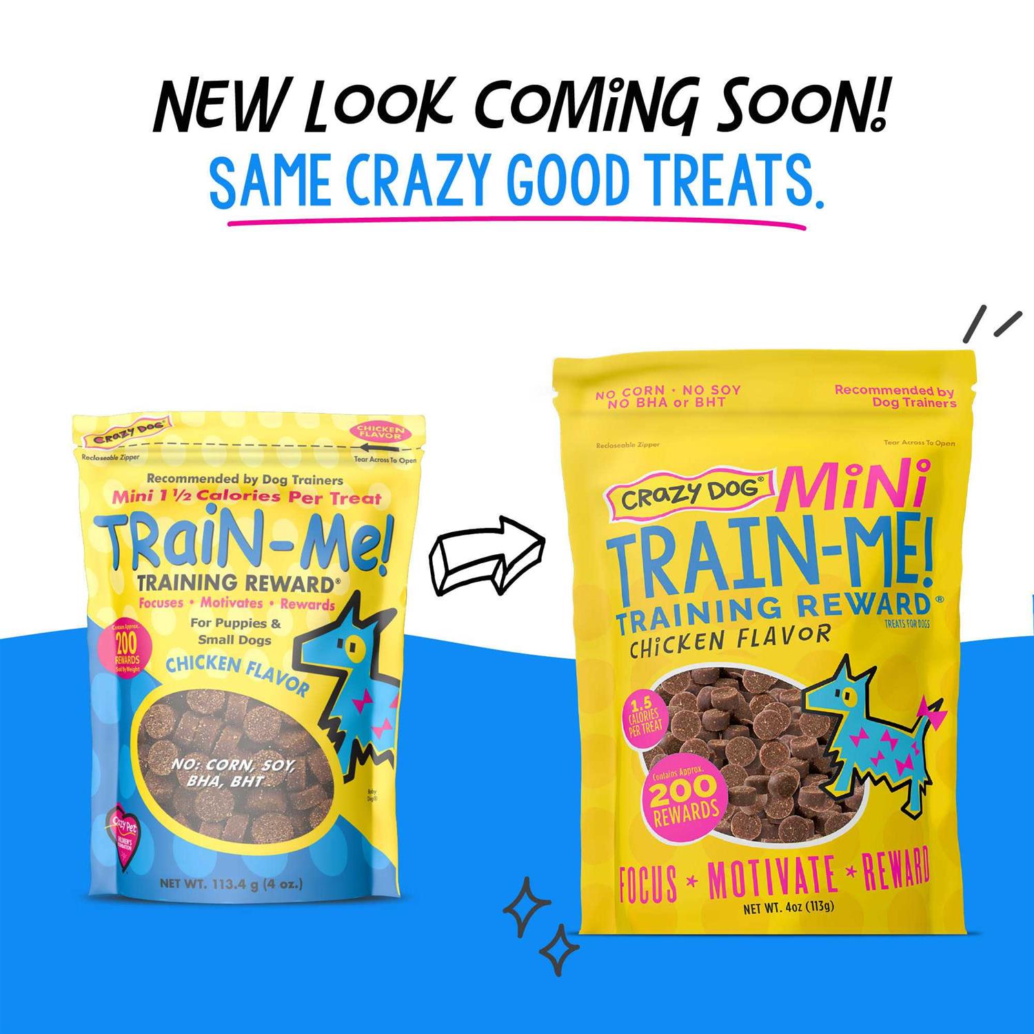 Crazy Dog Train-Me! Mini Chicken Dog Treats