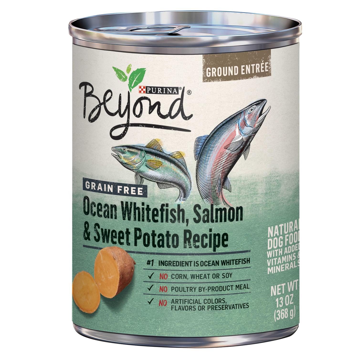 Purina Beyond Alaskan Cod Salmon & Sweet Potato Grain-Free Canned Dog Food