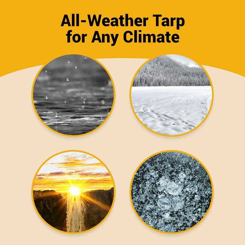 OverEZ Tarp 8 ft. Chicken Run