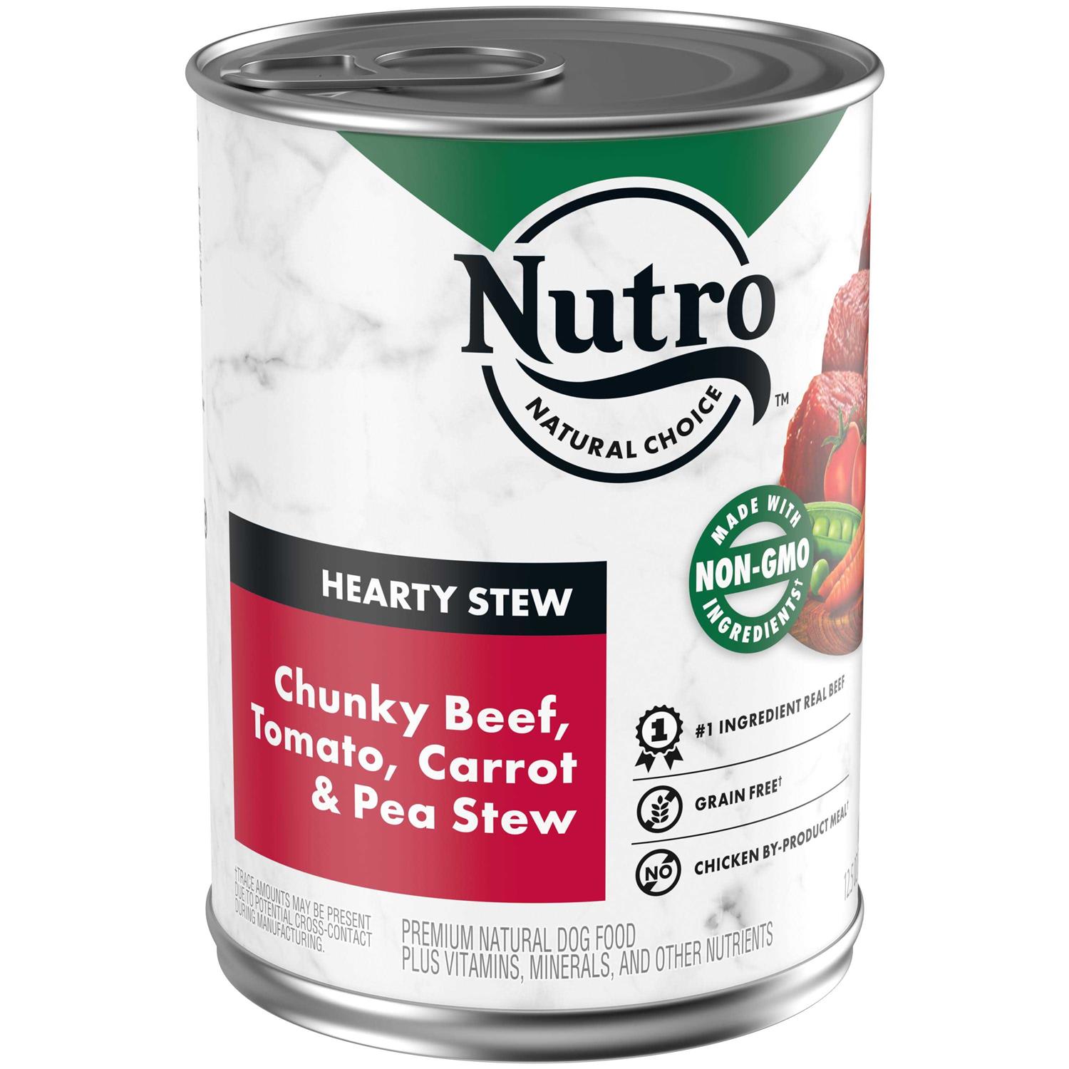 Nutro HEARTY Stew Adult Natural Wet Dog Food Cuts in Gravy Chunky Beef