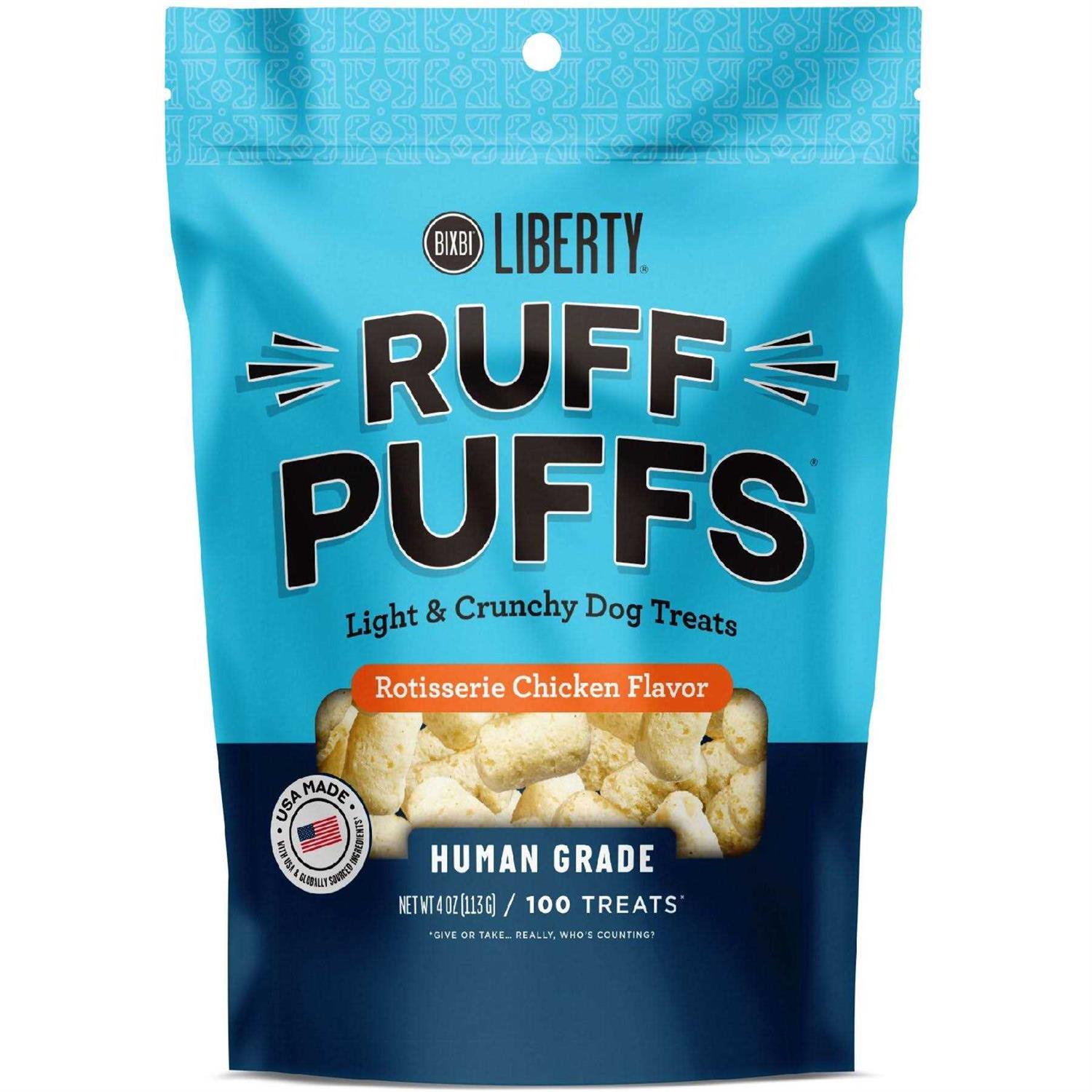 Liberty Ruff Puffs Flavor Dog Treats