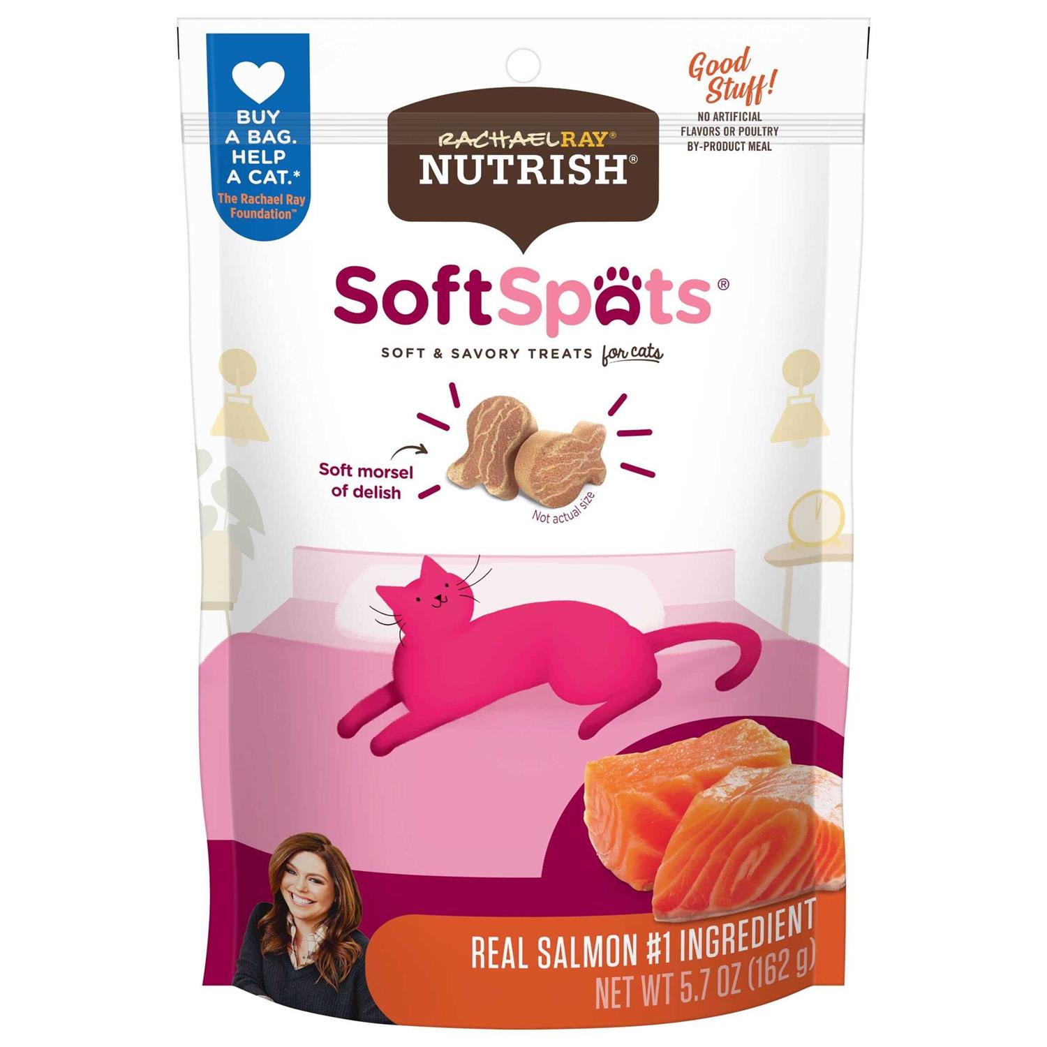 Rachael Ray Nutrish Salmon Soft Spots Cat Treats
