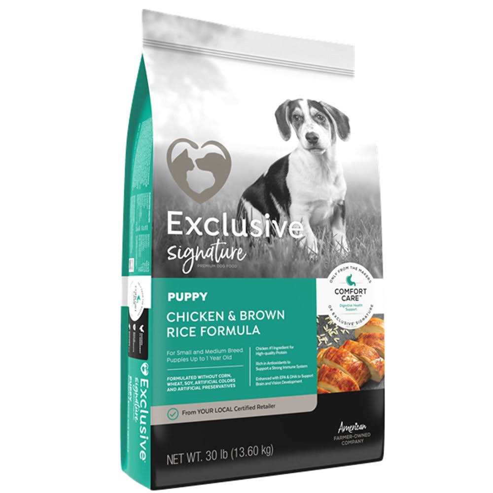 Exclusive Signature Chicken & Brown Rice Puppy Food