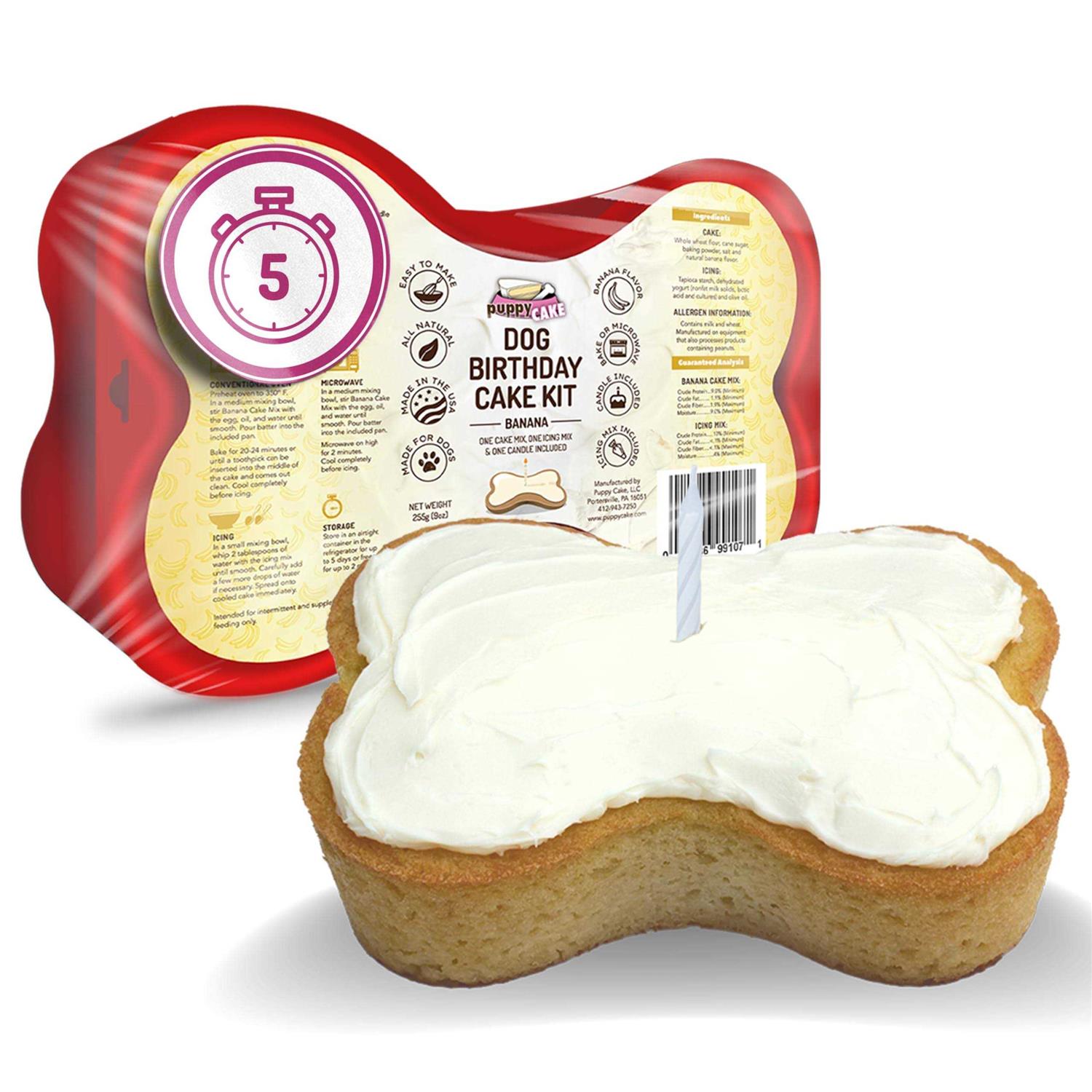 Puppy Cake Dog Birthday Cake Kit