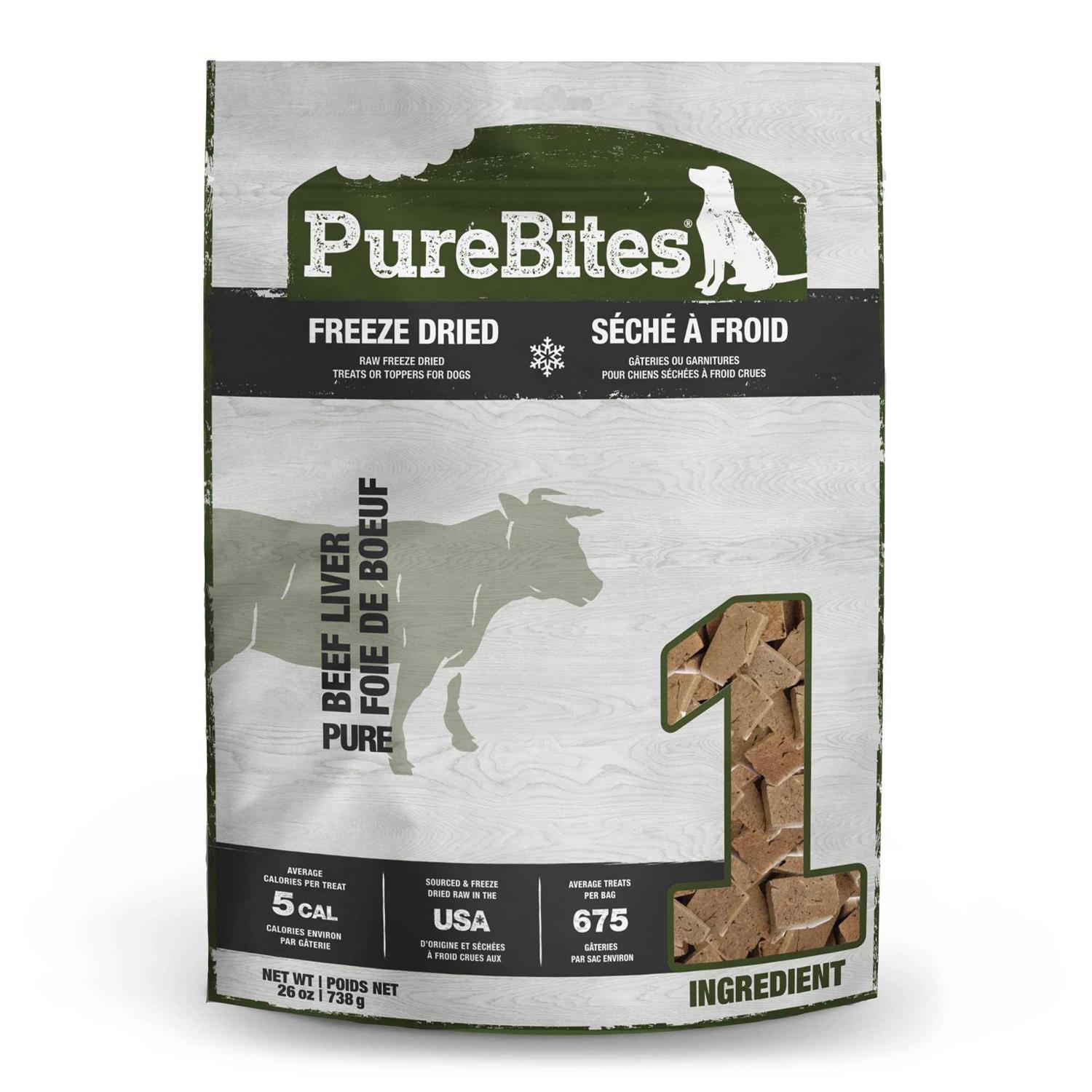 PureBites Freeze Dried Beef Liver Dog Treats