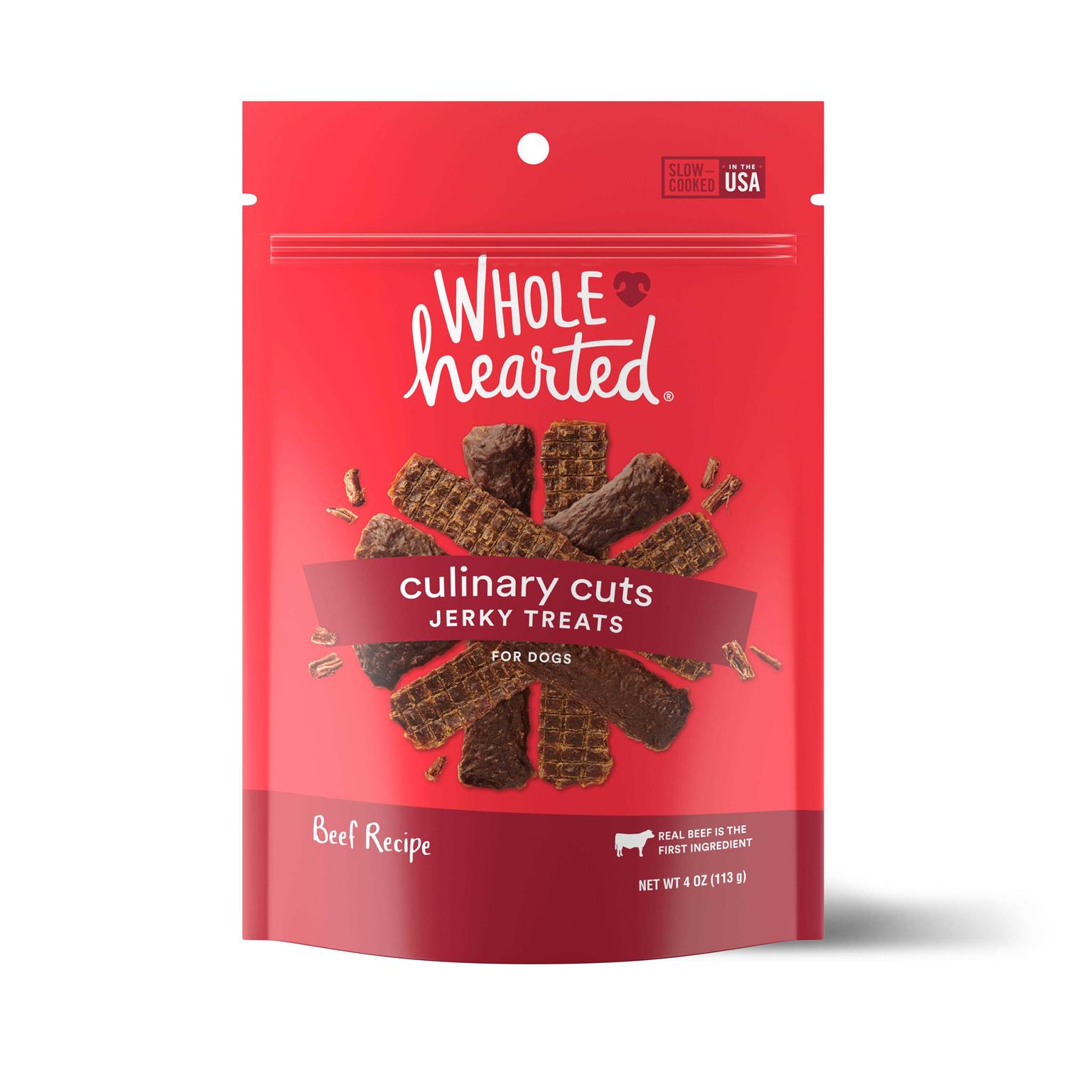 WholeHearted Culinary Cuts Recipe Jerky Dog Treats