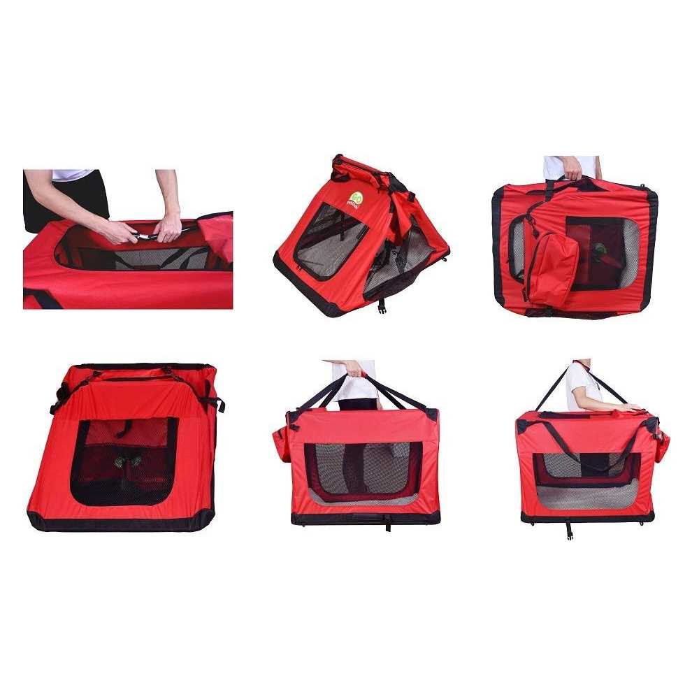 Go Pet Club Foldable Soft Crate Pet Carrier