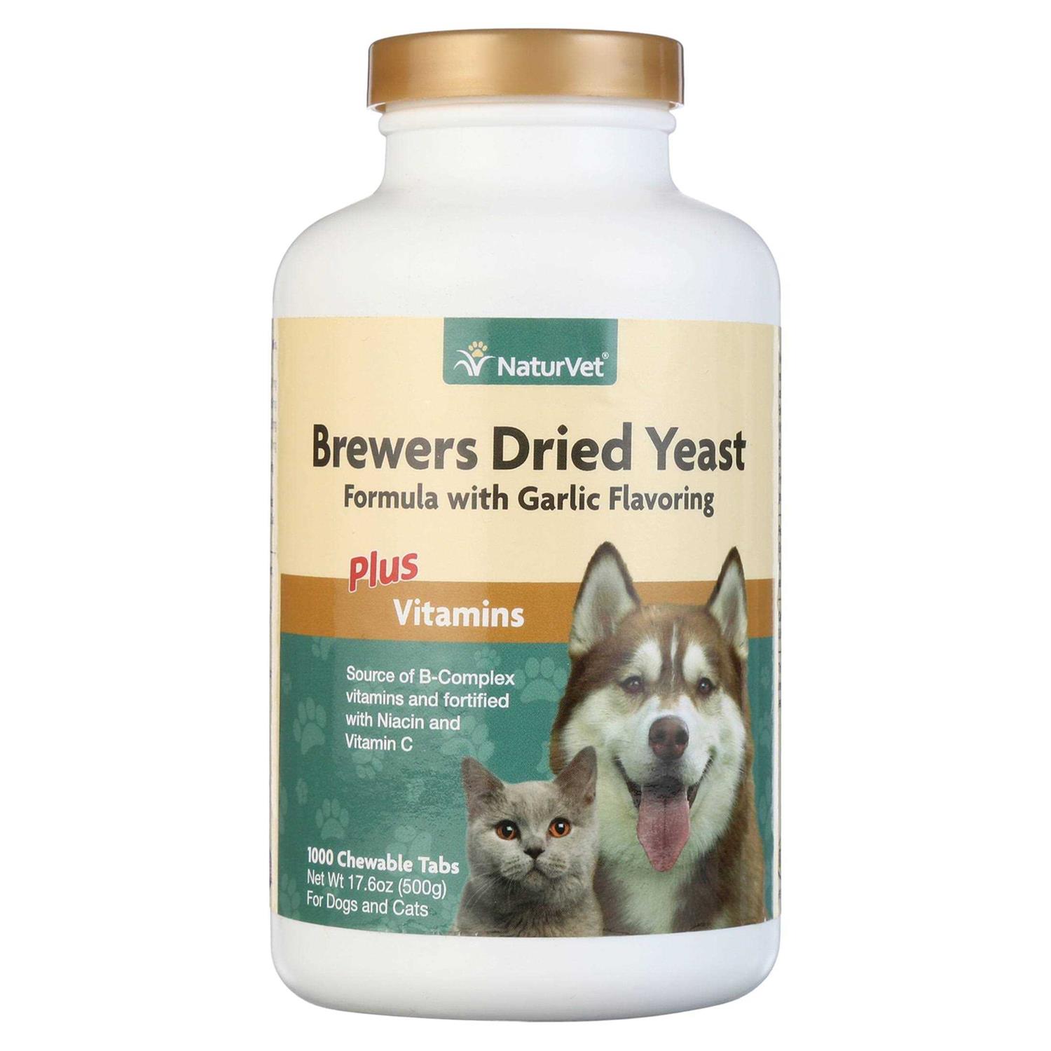 NaturVet Brewer’s Yeast with Garlic 1000 Tablets