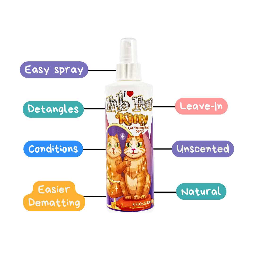 Pet MasterMind Fab Fur Kitty Detangling Cat Spray