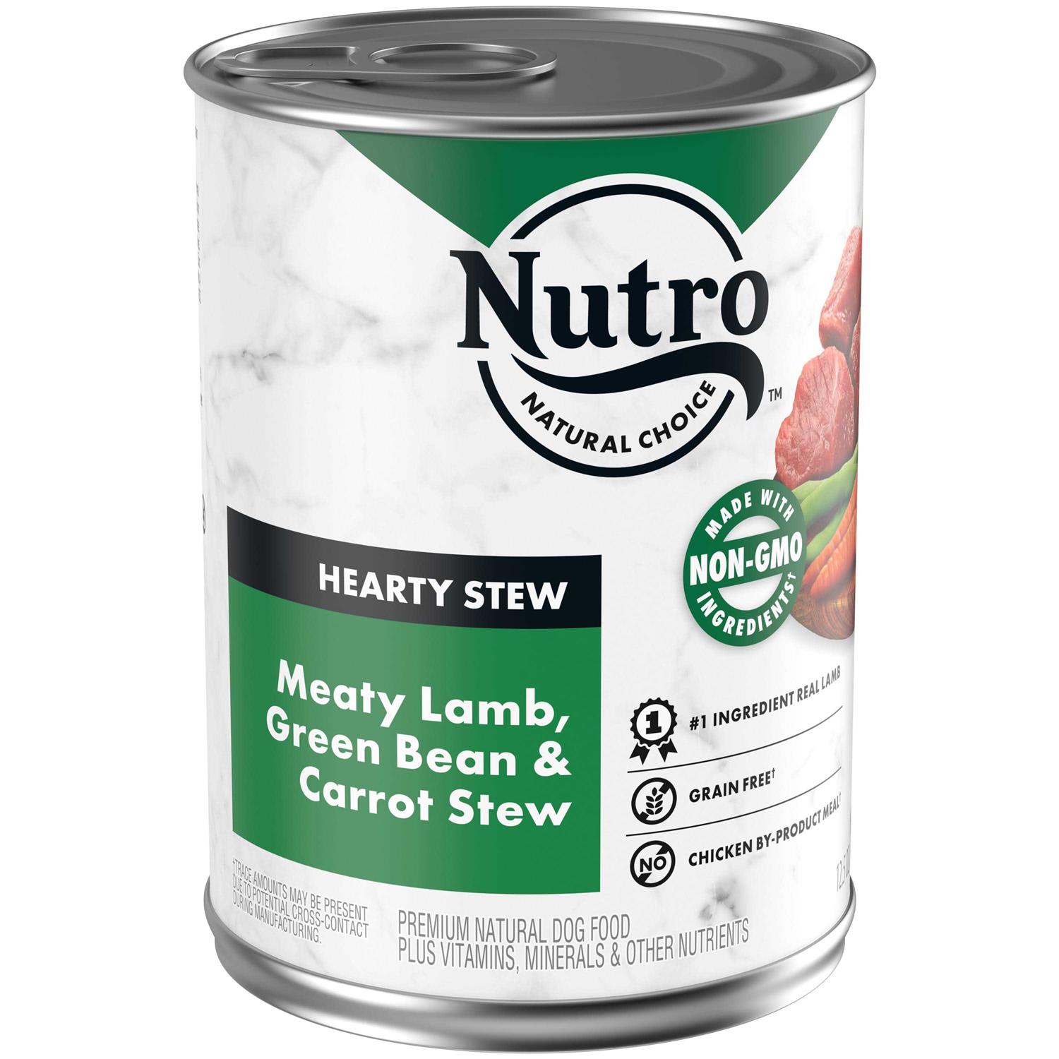 Nutro HEARTY Stew Adult Natural Wet Dog Food Cuts in Gravy Chunky Beef