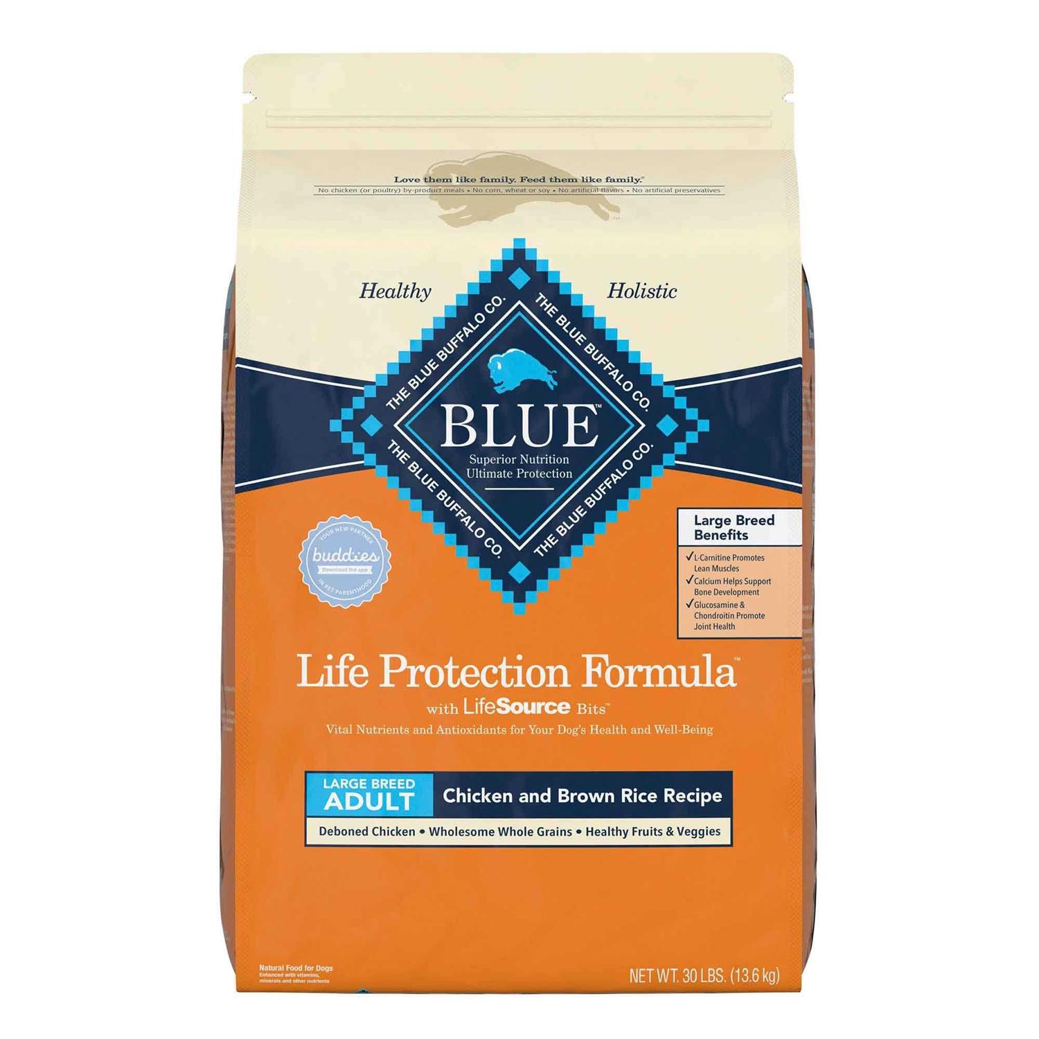 Blue Buffalo Life Protection Formula Large Breed Adult Chicken & Brown Rice Recipe Dry Dog Food