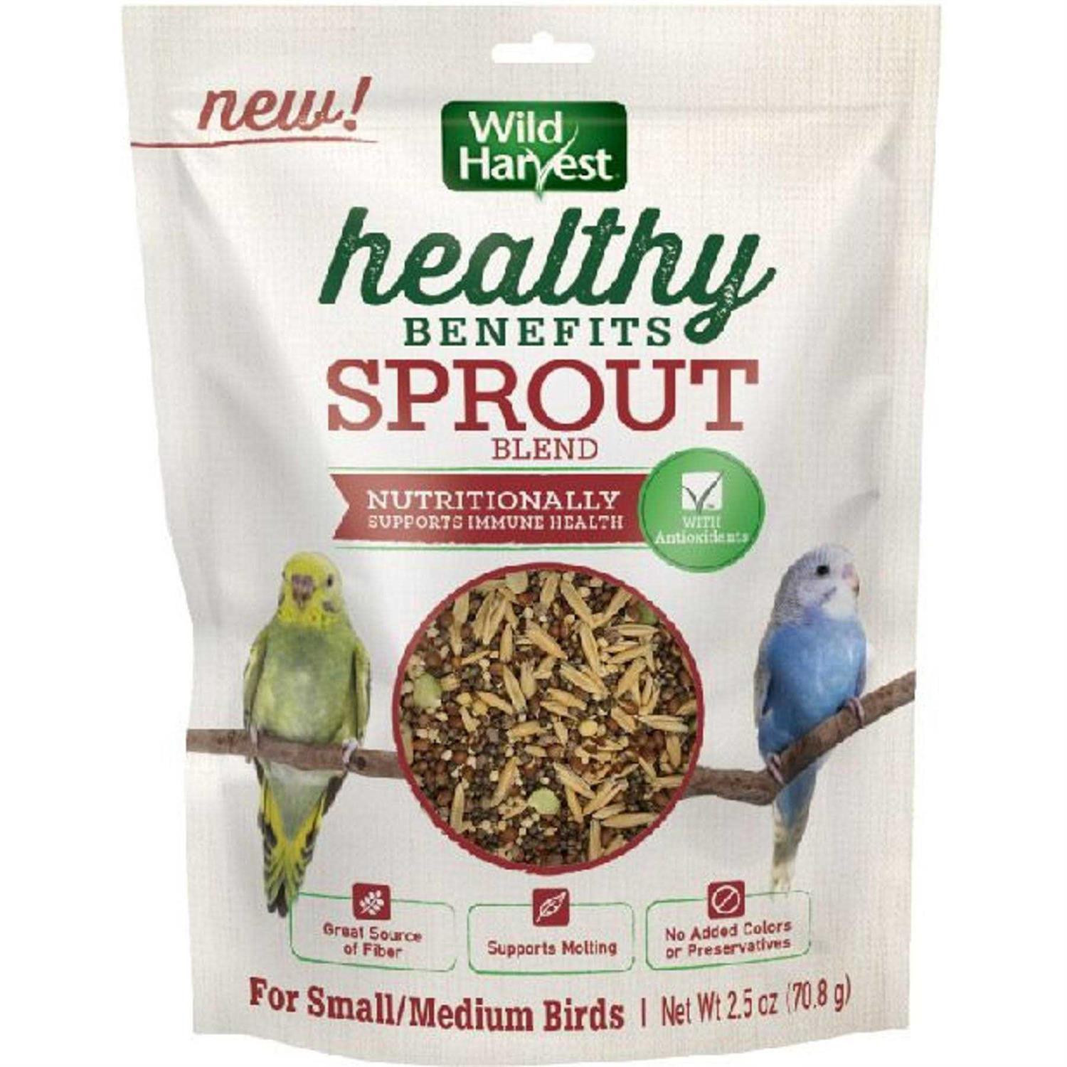 Wild Harvest Healthy Benefits Sprout Blend Bird Treats