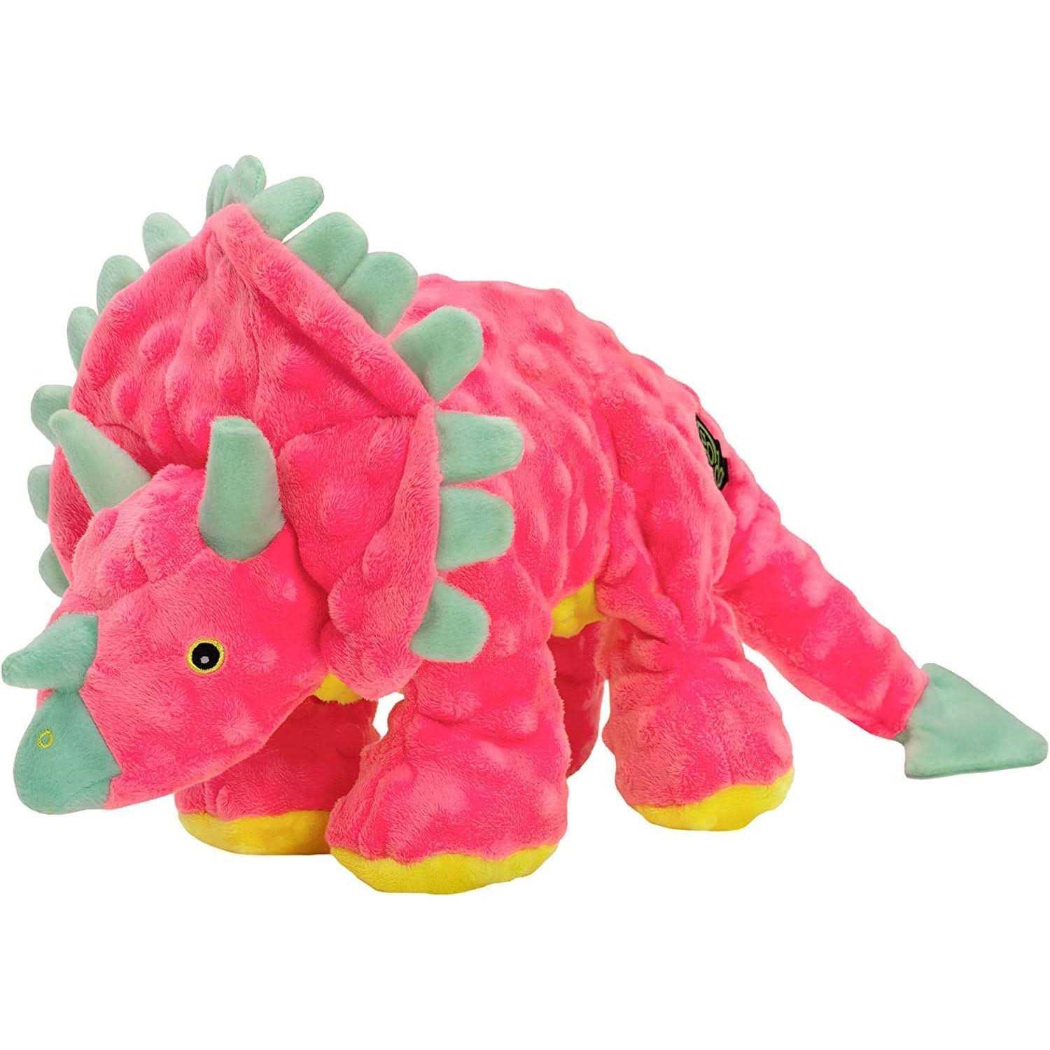 goDog Dinos Frills Dog Toy