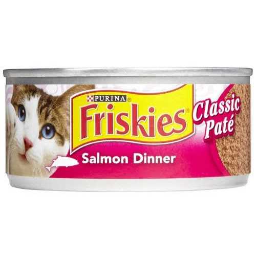 Friskies Pate Wet Salmon Dinner Cat Food