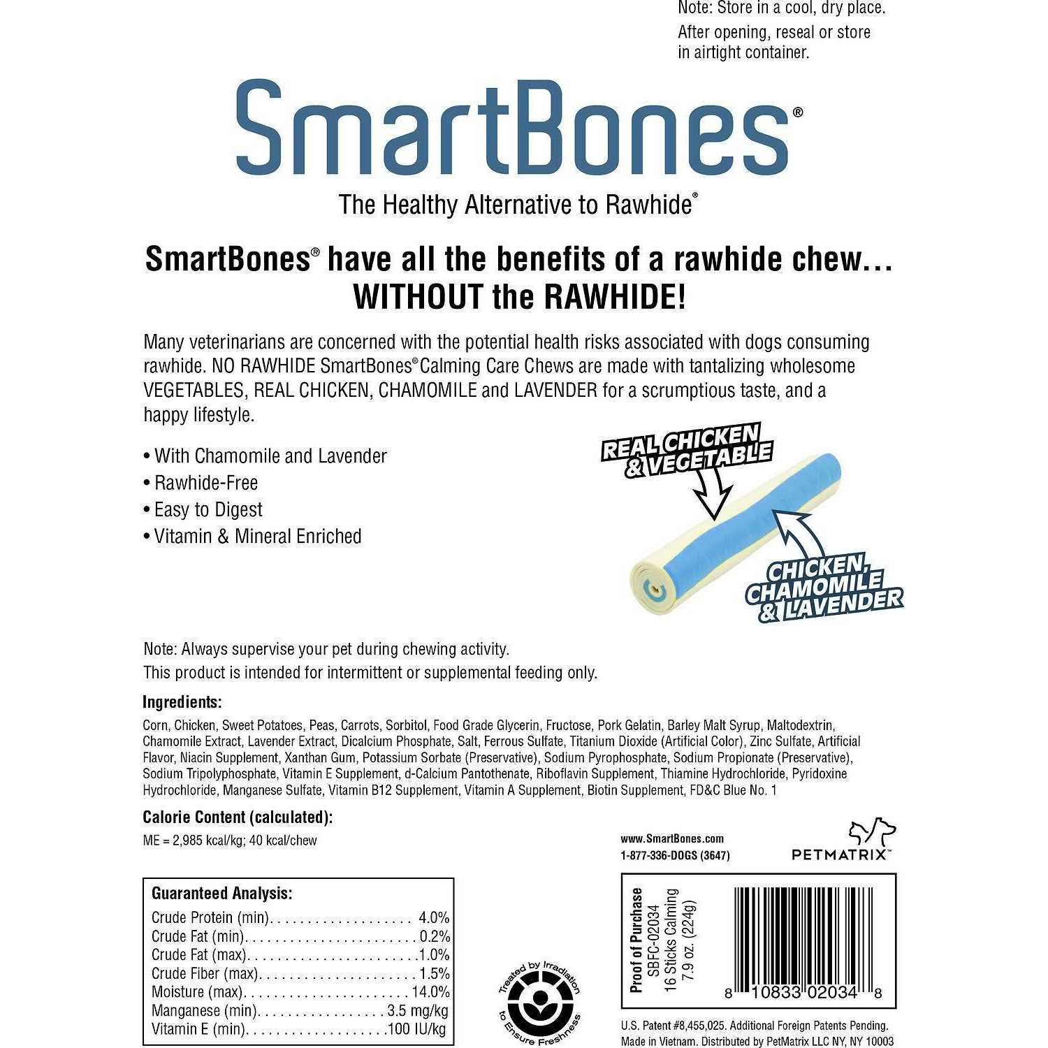 SmartBones Calming Care Chews Dog Treats