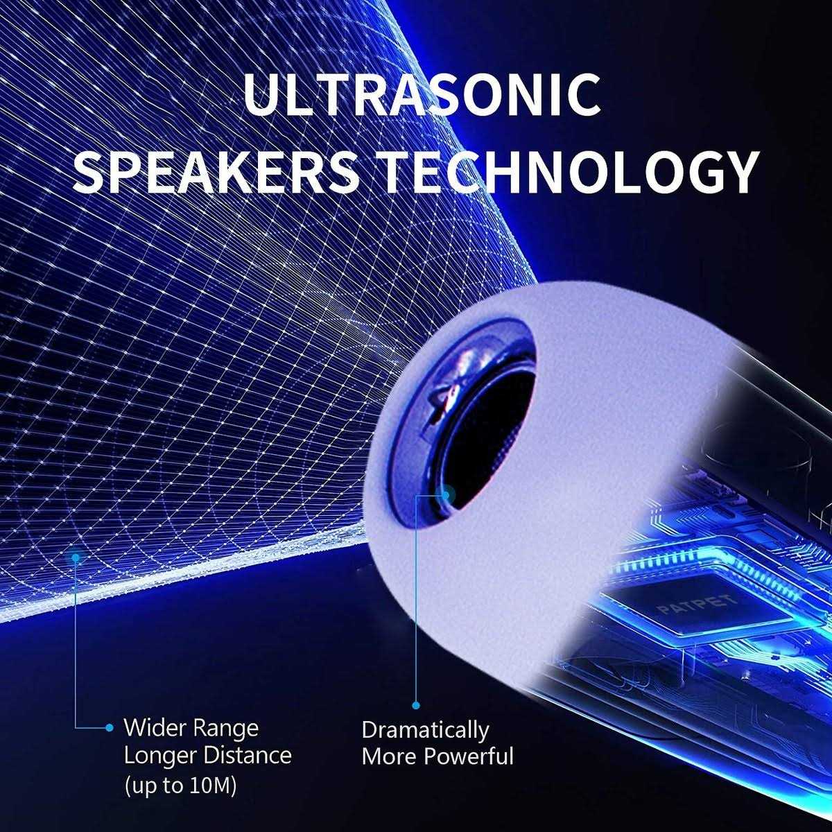 PATPET U01 Ultrasonic Pet Behavior Training & Animal Deer Goose Deterrent Remote