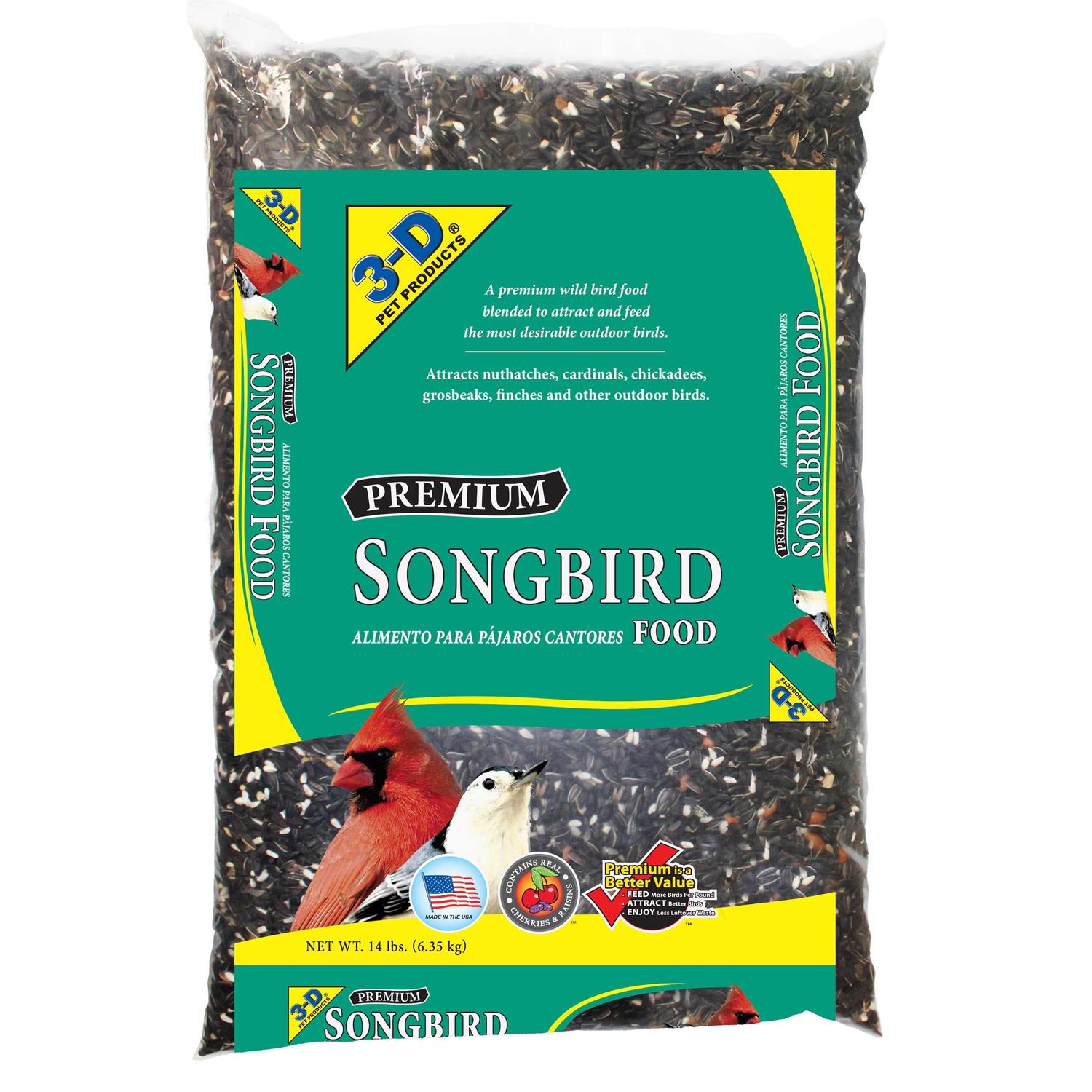 3-d Pet Products Premium Songbird Food