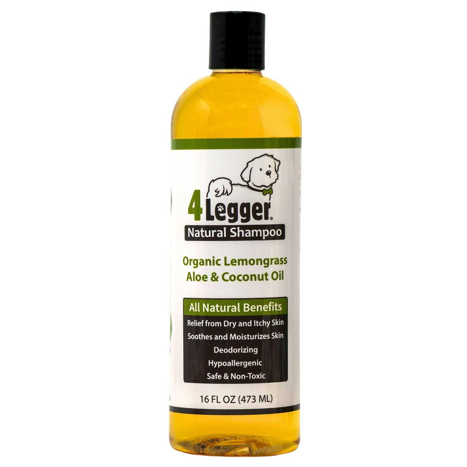 4-Legger Hypoallergenic Dog Shampoo with Organic Lemongrass