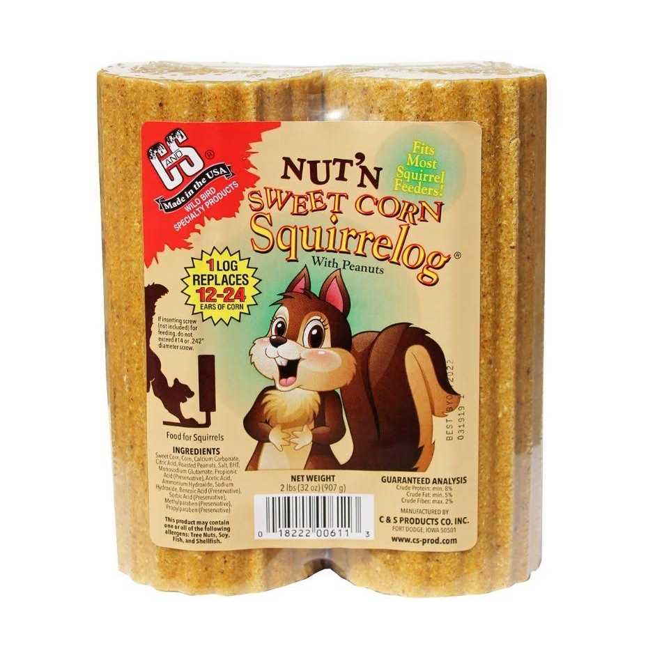 C&S Nut N Sweet Corn Squirrelog