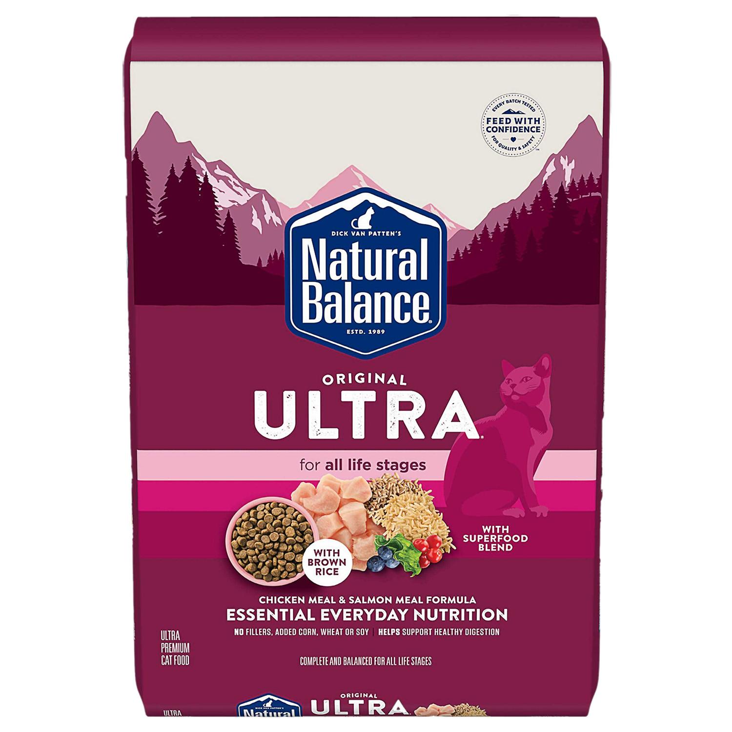 Natural Balance Original Ultra Whole Body Health Kitten to Adult Cat Dry Food