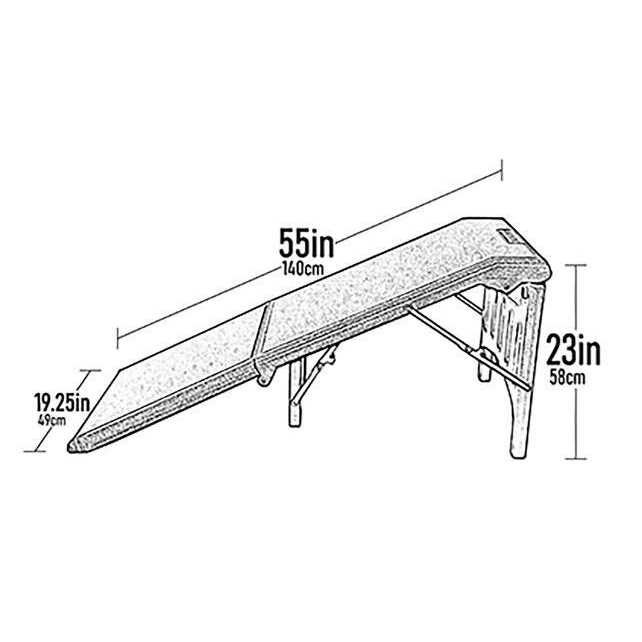 Free-Standing Extra Wide Pet Ramp Pet Gear