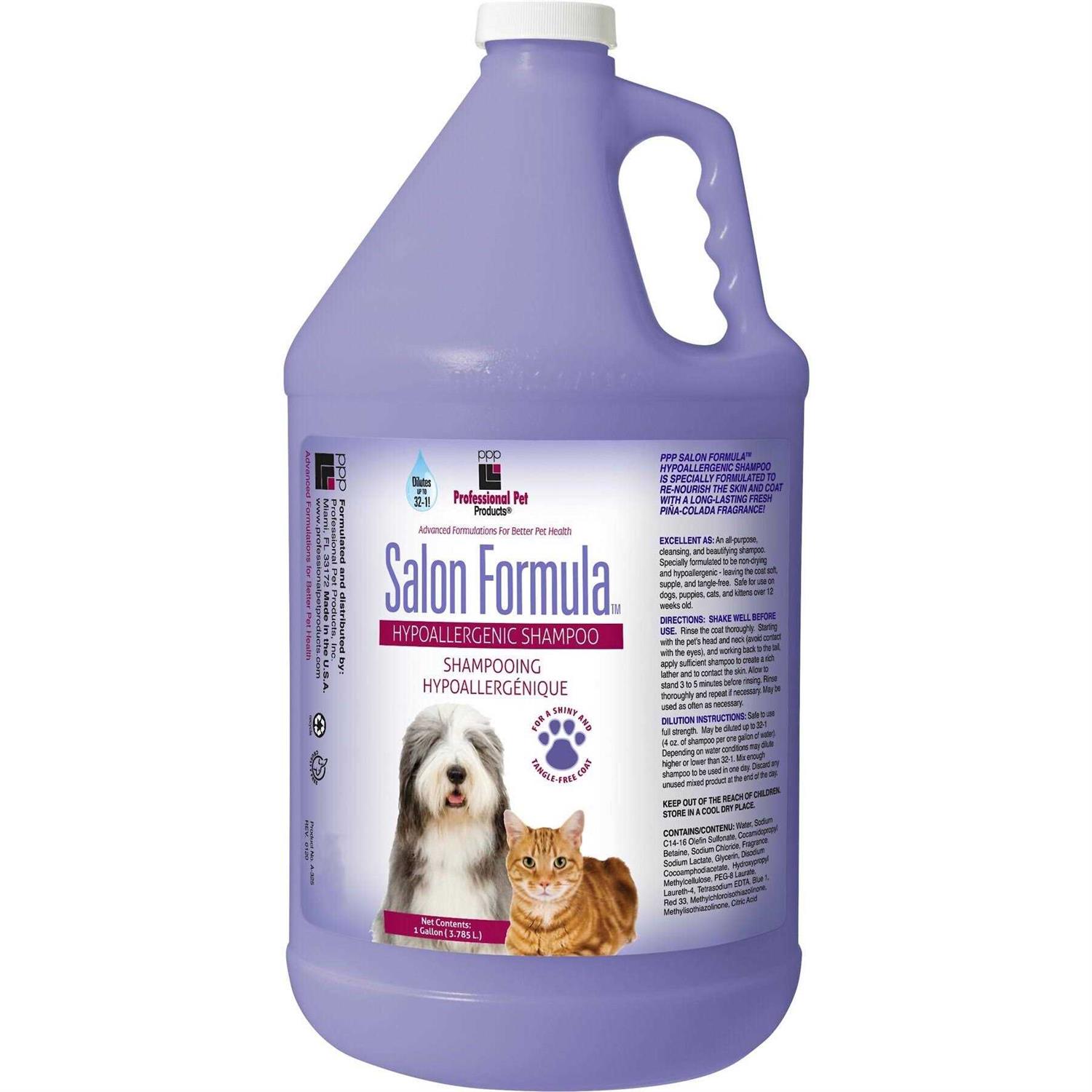 PPP Salon Formula Hypoallergenic Pet Shampoo