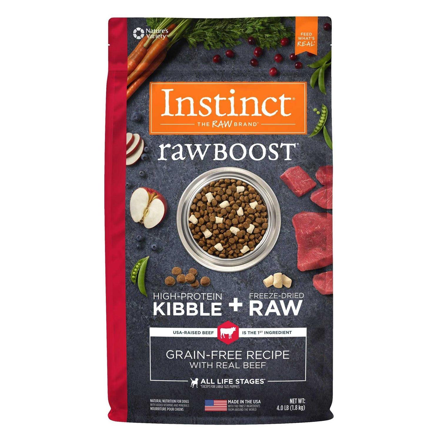 Instinct Raw Boost Real Salmon Recipe Grain-Free Dry Dog Food