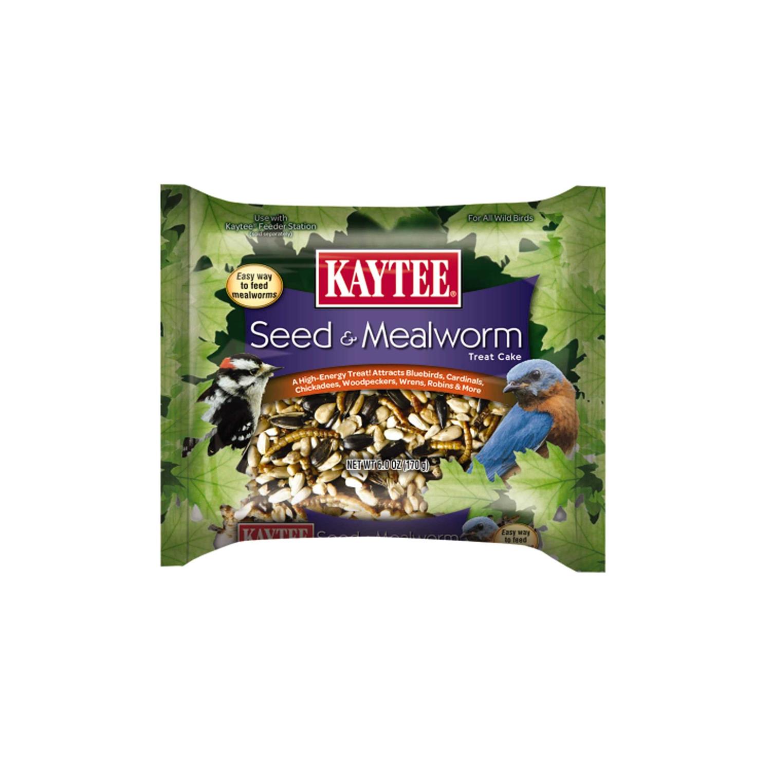 Kaytee Seed & Mealworm Cake