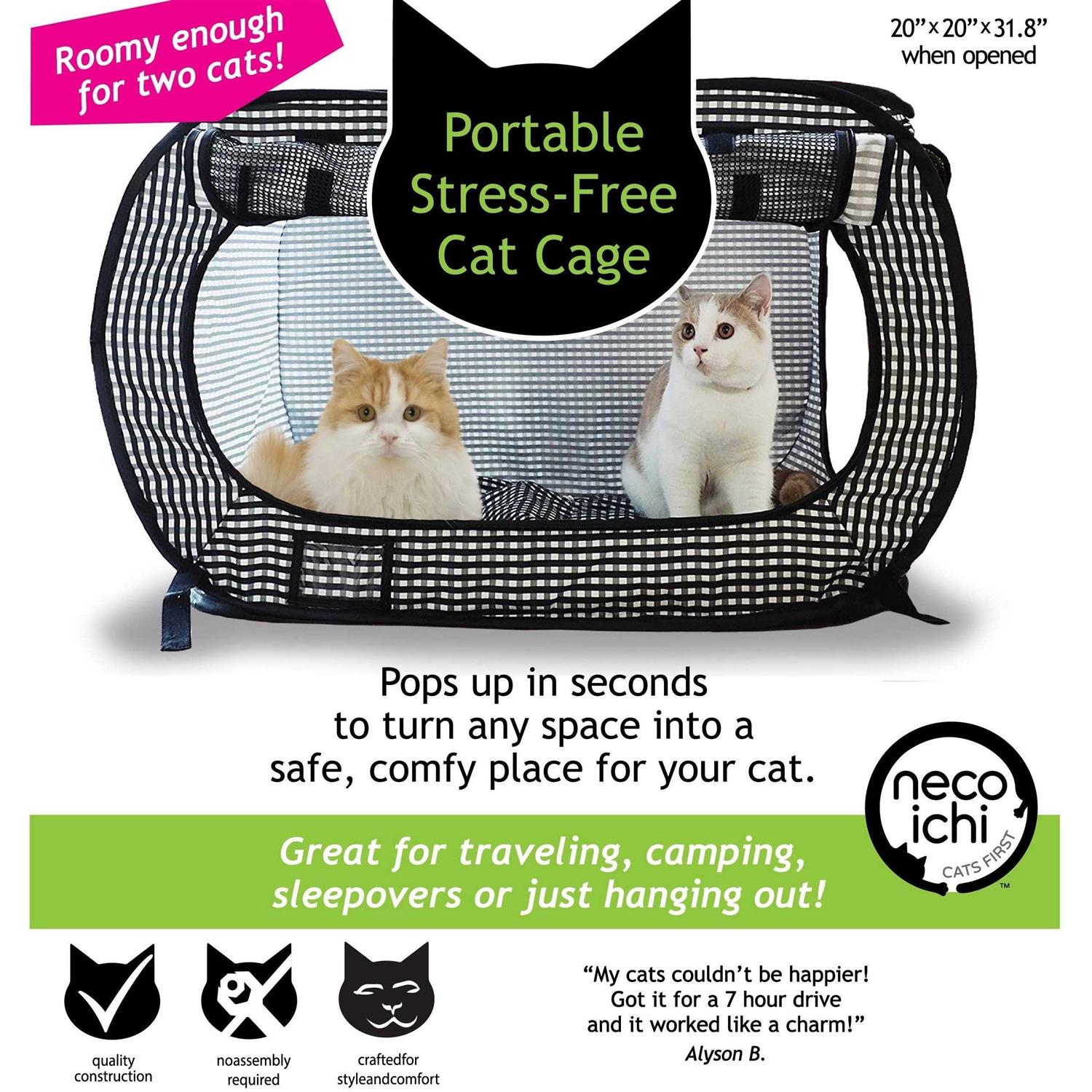 Necoichi Portable Stress Free Cat Cage