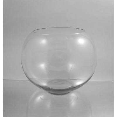 10 Bubble Bowl Glass Vase Clear