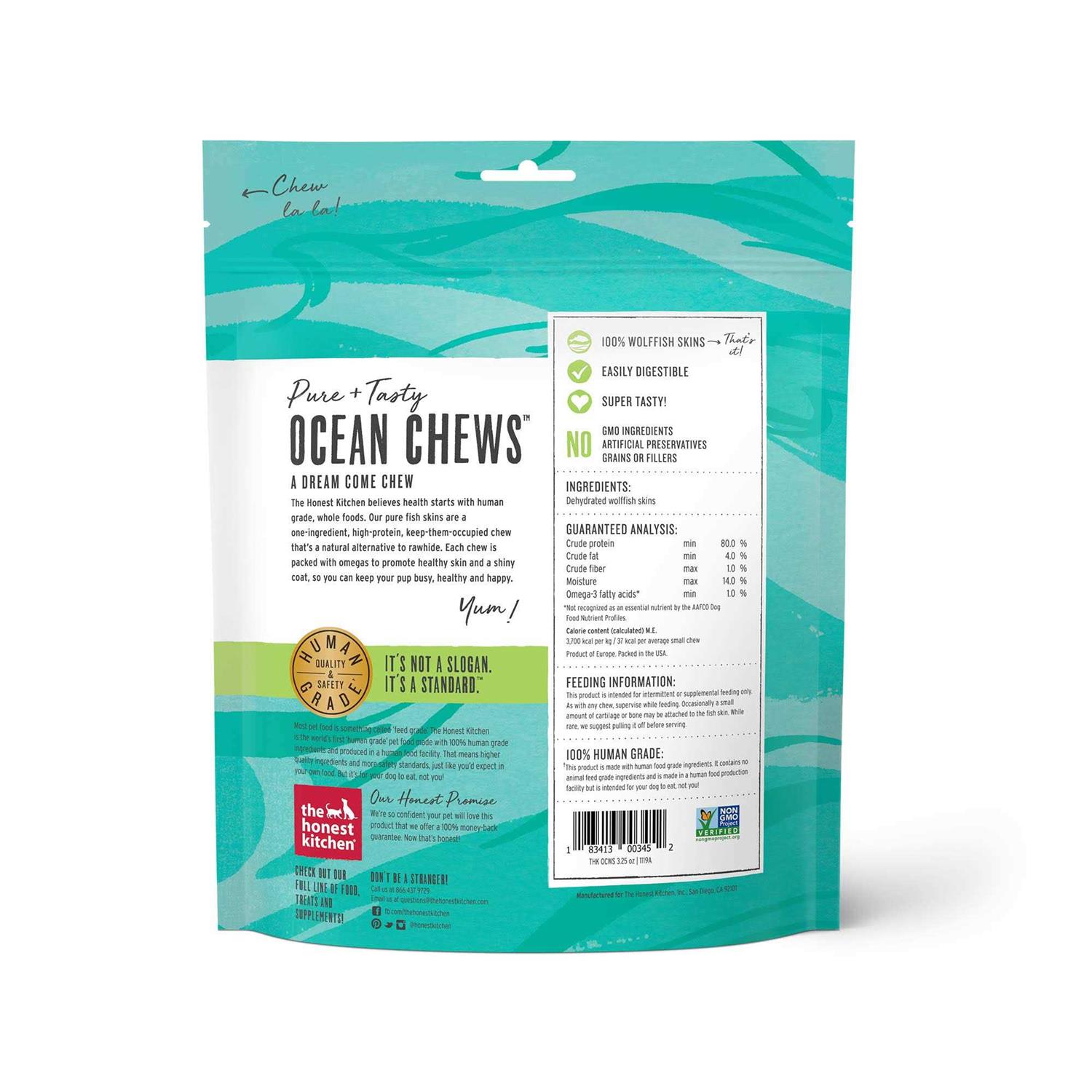 The Honest Kitchen Beams Ocean Chews Dog Treats
