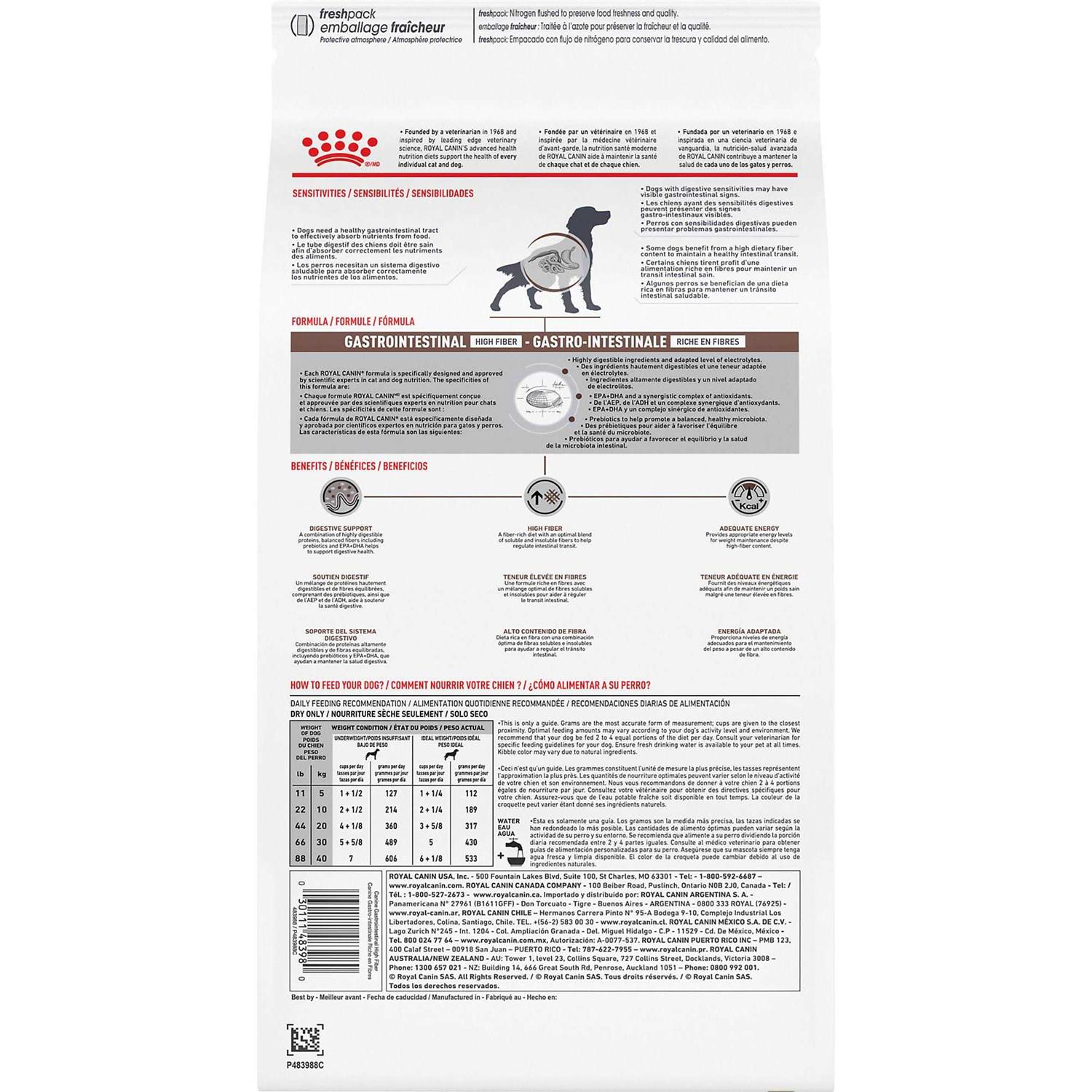 Royal Canin Veterinary Diet Gastrointestinal Fiber Response Dry Dog Food