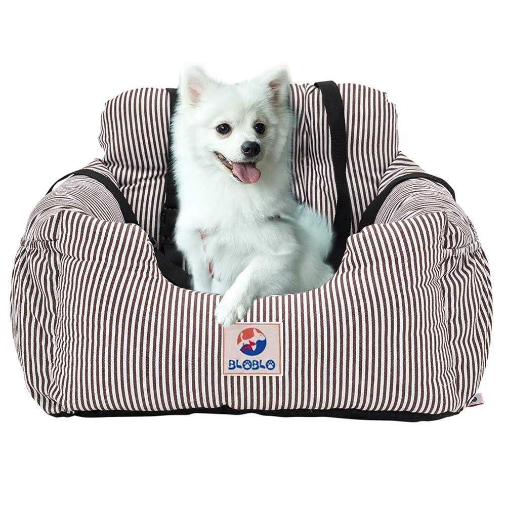 BLOBLO Dog Car Seat Pet Booster Seat Pet Travel Safety Car Seat Dog Bed for Car with Storage Pocket