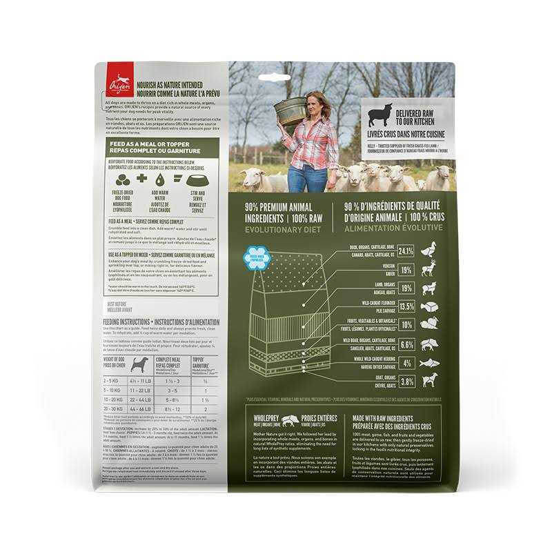 Orijen Freeze Dried Dog Food