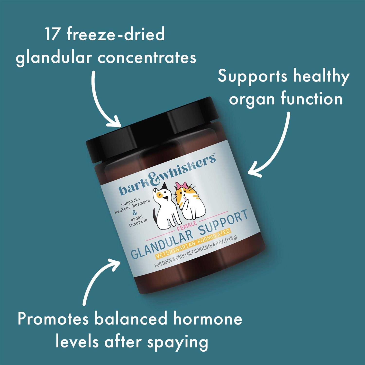 Dr. Mercola Bark & Whiskers Female Glandular Support