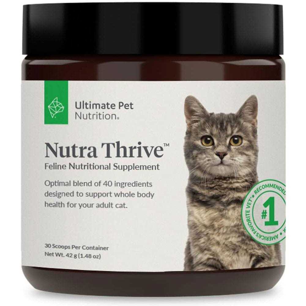 Ultimate Pet Nutrition Nutra Thrive Cat 40 in 1 Nutritional Supplement for Cats