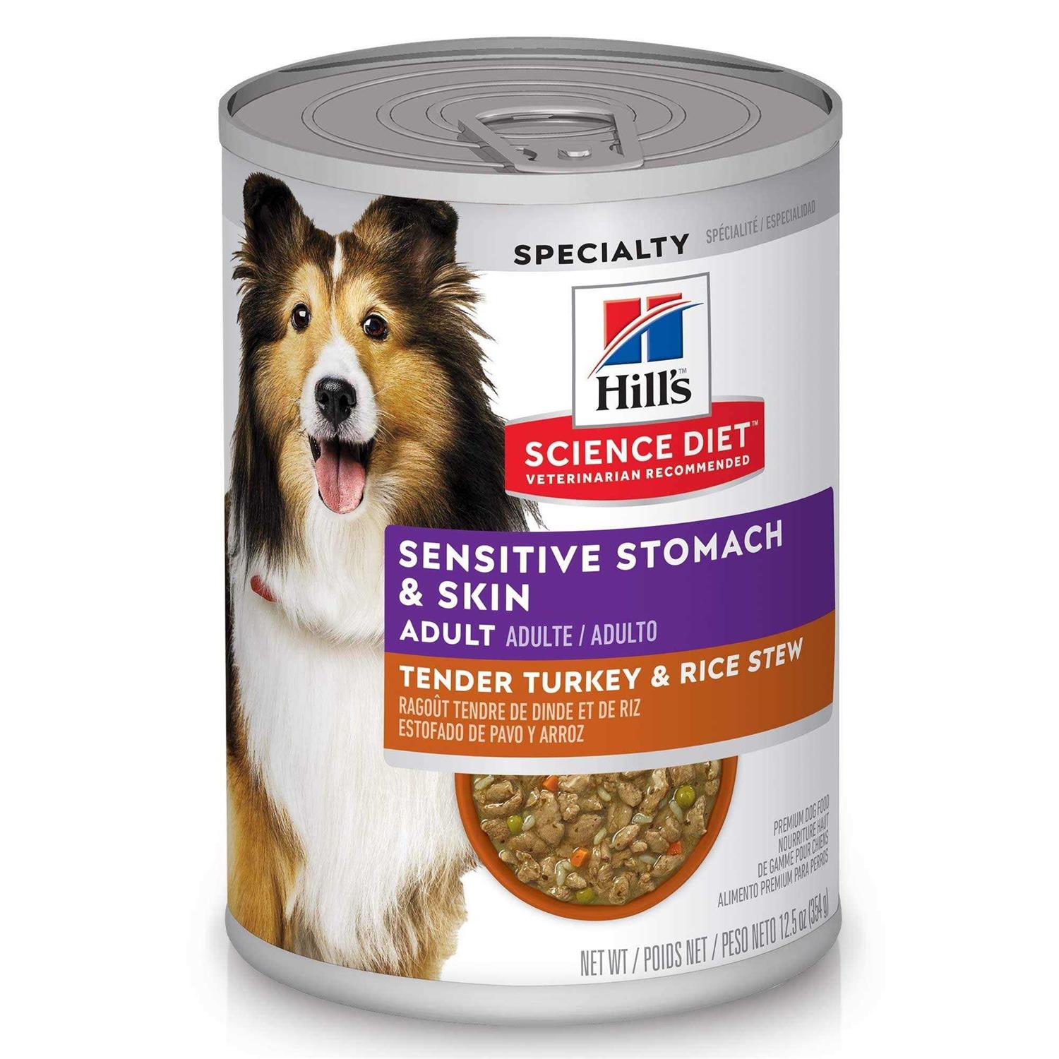 Hill’s Science Diet Sensitive Stomach & Skin Adult Dog Food Turkey
