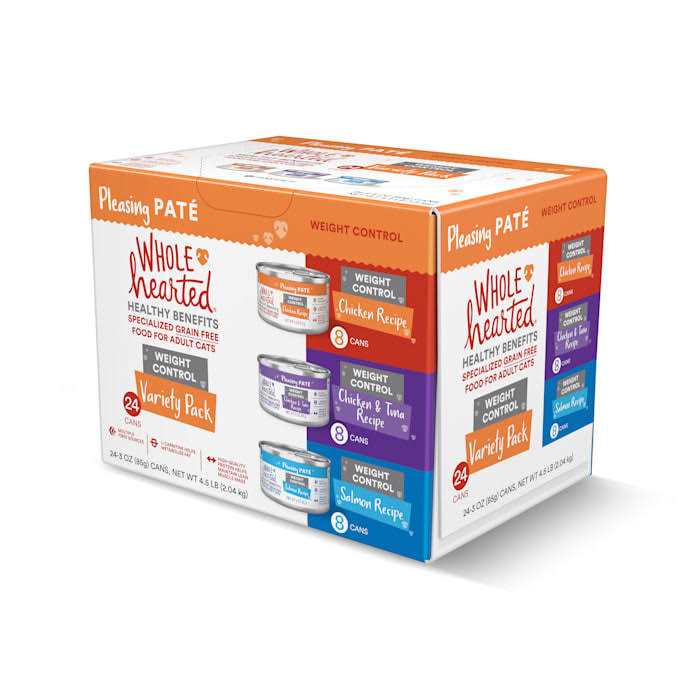 WholeHearted Weight Control Adult Wet Cat Food Variety Pack