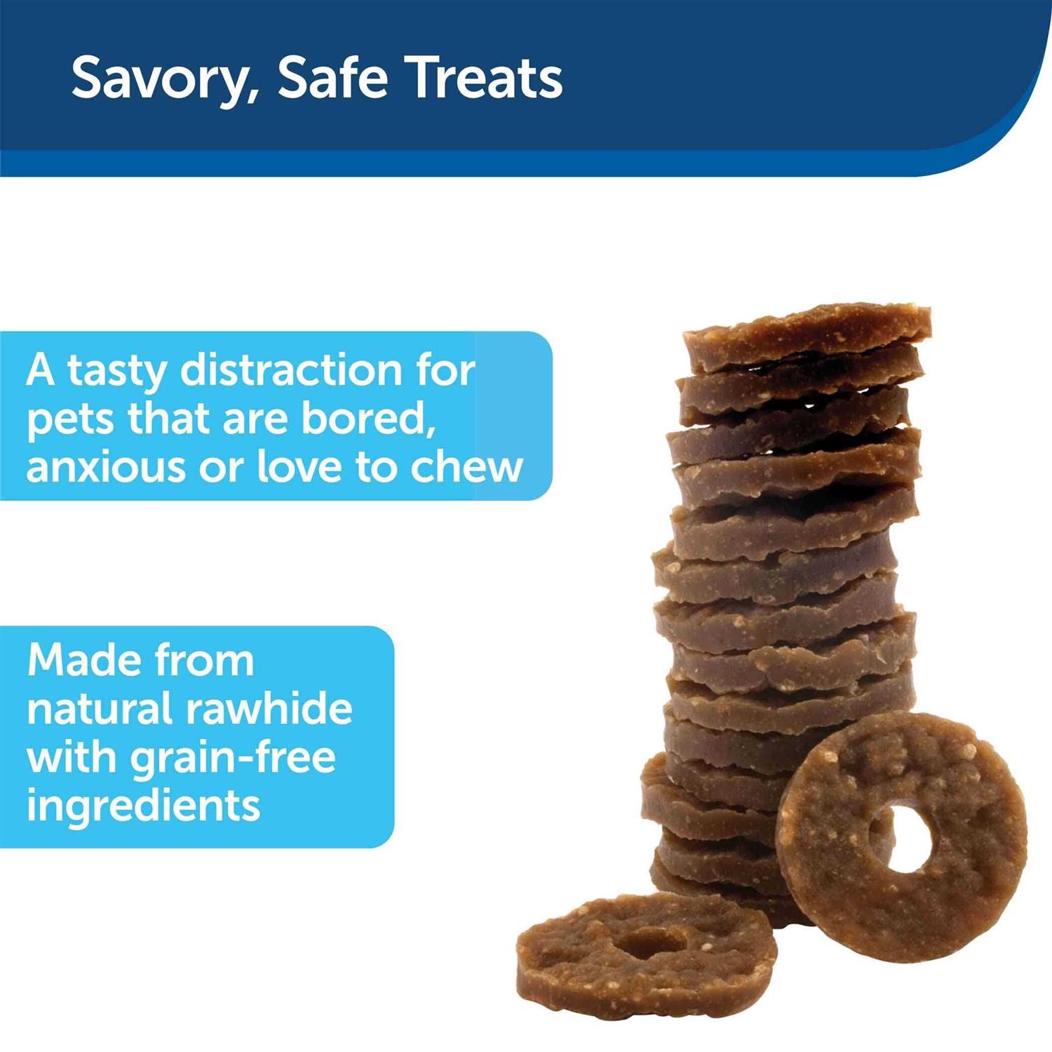 Busy Buddy Rawhide Treat Rings