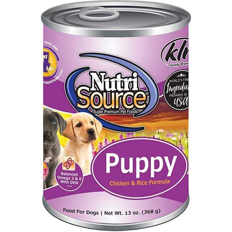 NutriSource Chicken & Rice Puppy Canned Dog Food