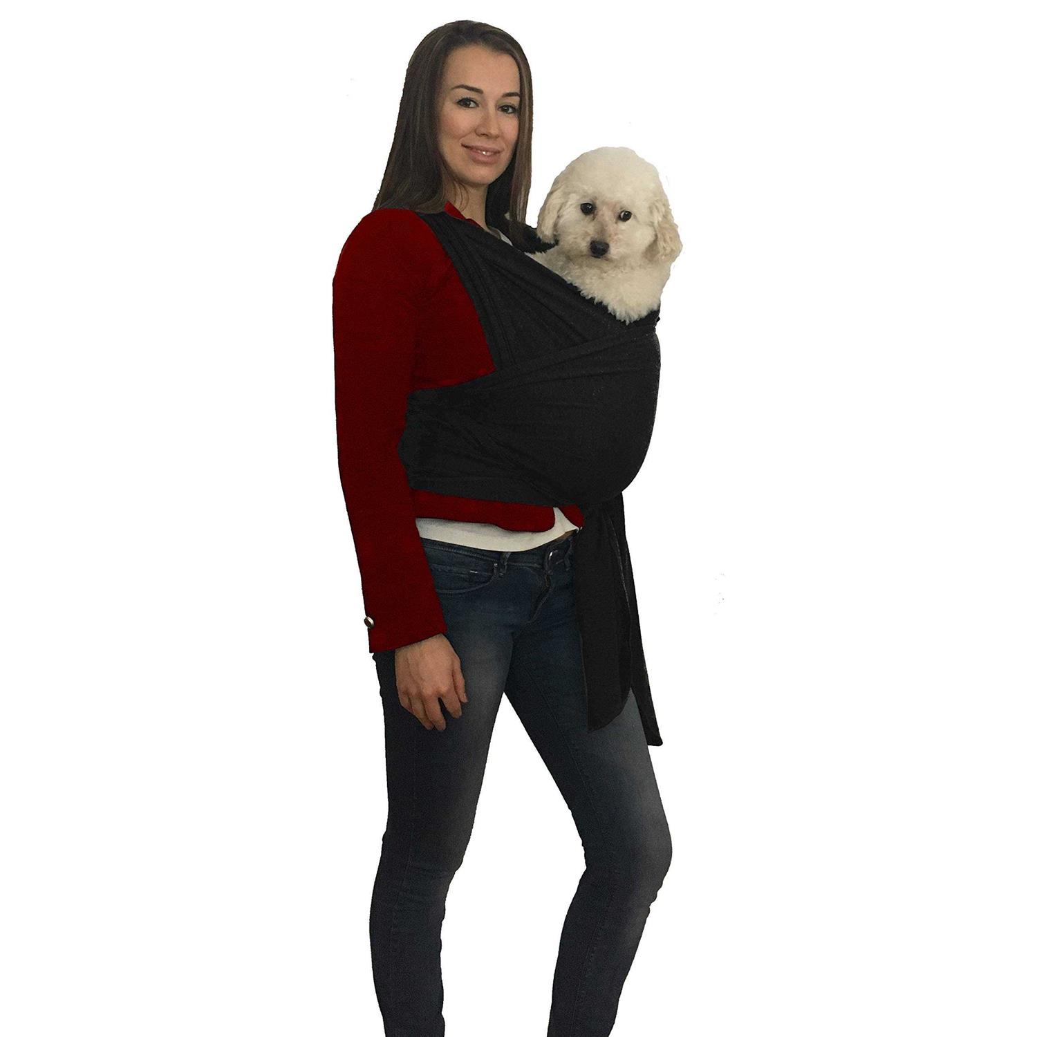 Puppy Pouch Pet Carrier Sling Front Adjustable Hands Free Front Facing Dog Pouch